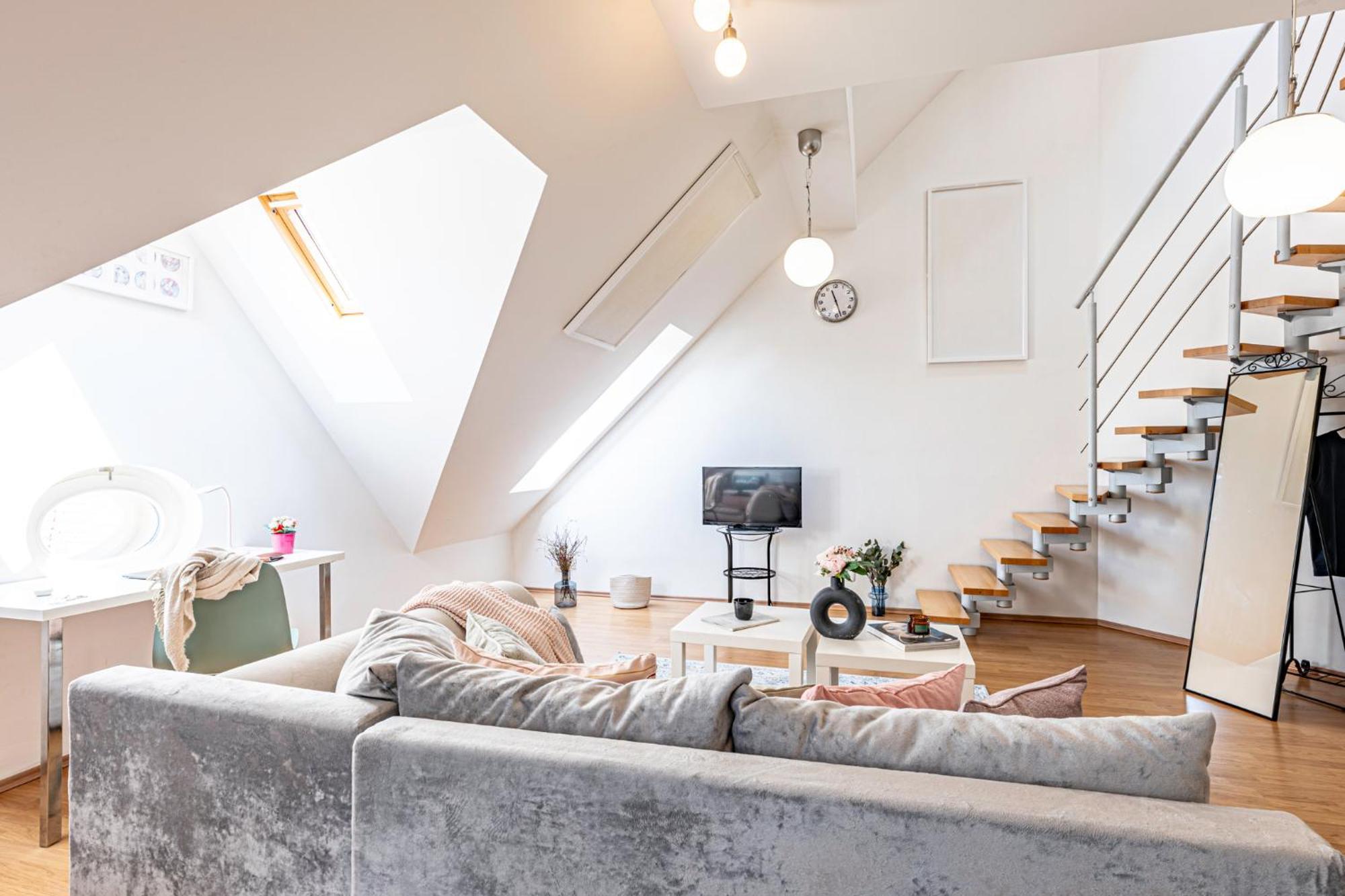 Prague Days - Terrace - Stunning View - Duplex Apartment Bagian luar foto